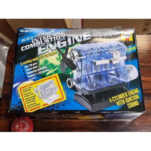 Haynes Build Your Own Internal Combustion Engine brand new in box.