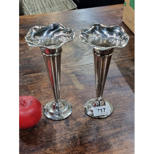 717 - A pair of antique silver plated candle holders from Mappin & Webb Prince's Plate dating to c. 1890s.... 