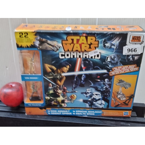 966 - A Star Wars Command Epic Assault set, complete in original box and packaging. Featuring Ezra Bridger... 