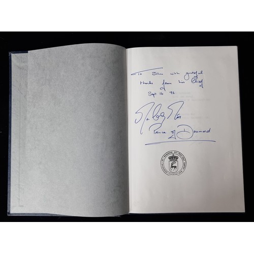 787 - A very limited edition (67/100) hand signed by the author hard back book titled One Thousand Royal a... 