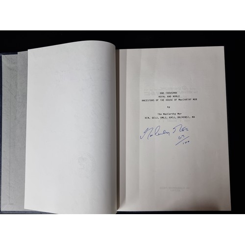 787 - A very limited edition (67/100) hand signed by the author hard back book titled One Thousand Royal a... 