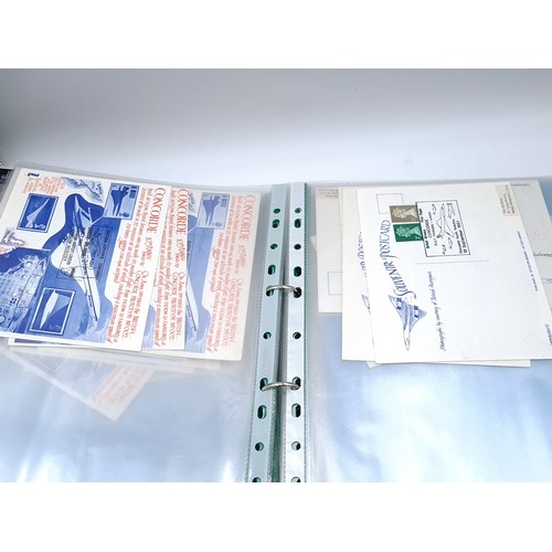 569 - Star Lot A good collection of concord aircraft memorabilia contains first day covers and first fligh... 