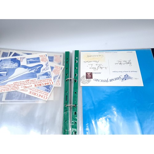 569 - Star Lot A good collection of concord aircraft memorabilia contains first day covers and first fligh... 