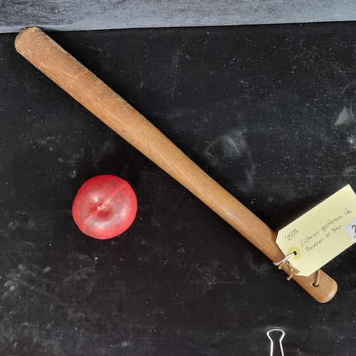 281 - Robust Victorian-era hardwood police truncheon.