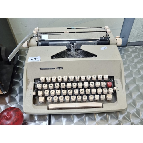 461 - Vintage Consul 2223 typewriter, a nostalgic throwback to bygone days of analog text.