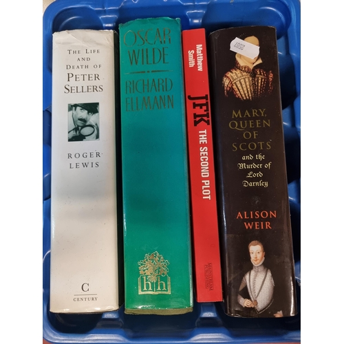 195 - A selection of four hardback books including titles such as 