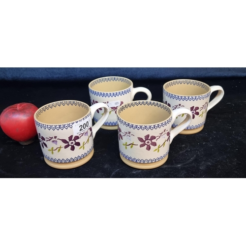 200 - Four wonderful Nicholas Mosse large mugs. In very good condition. 
Postage : Please do your best to ... 