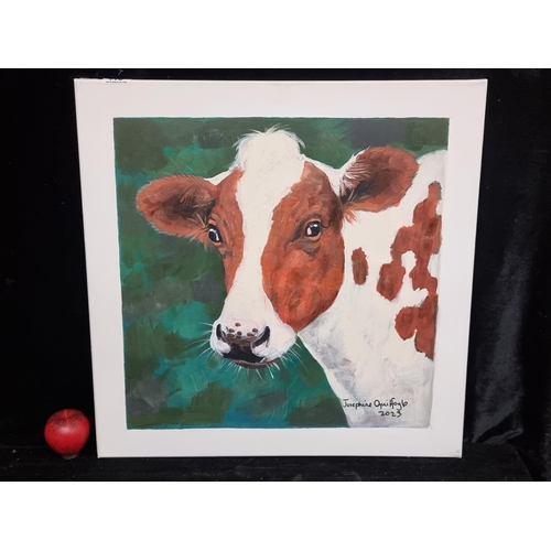 116 - A charming original acrylic on canvas painting by Irish artist Josephine Guilfoyle titled 