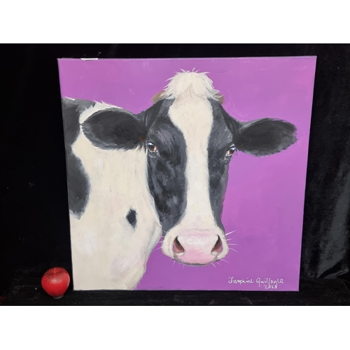 117 - A charming original acrylic on canvas painting by Irish artist Josephine Guilfoyle titled 