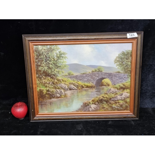 123 - Star Lot: A fabulous Jerry Marjoram (Irish b.1936) oil on canvas painting. Features a beautiful Iris... 