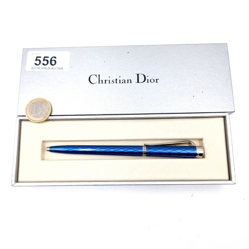 556 - Star Lot : A fabulous original vintage Christian Dior ballpoint pen with striking enamelled body wit... 