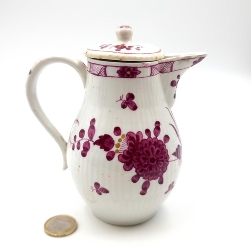 261 - Star Lot: An antique c.1774 Meissen lidded cream jug from the Marcolini period. Boasting a beautiful... 