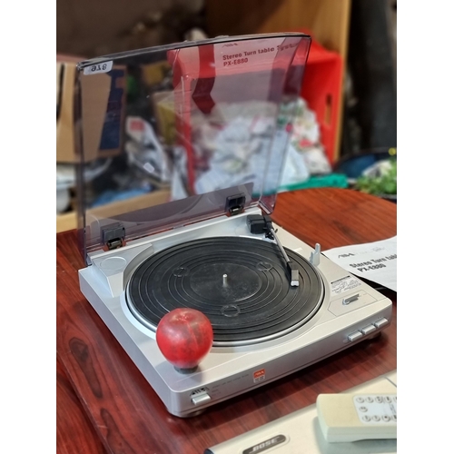 978 - A AIWA branded stereo turntable system model PX-E880.