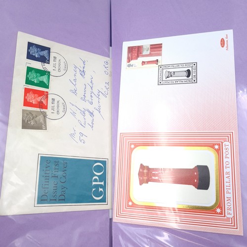 920 - A collection of United Kingdom scarce first day covers including postbox and trollope issues with pr... 