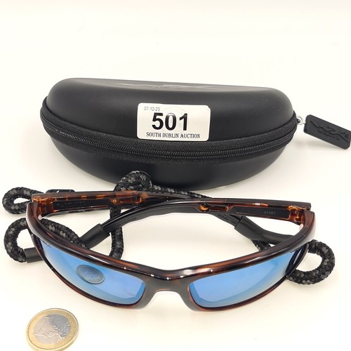 501 - A pair of Wiley x Captive sunglasses set with faux turtoise shell frames, lenses in good clean condi... 