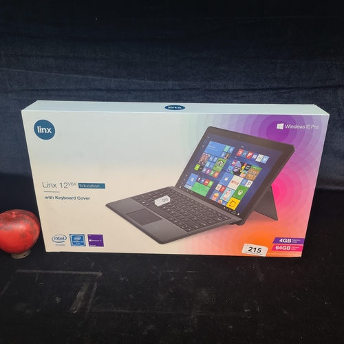 215 - A fully refurbished windows 10 Sleek Linx 12 V64 Education 2-in-1 laptop with detachable keyboard an... 