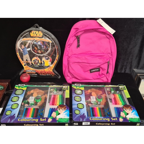 330 - 4 items including a Star Wars HoverSphere: A thrilling interactive toy for endless fun., an Eastpak ... 