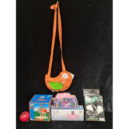 345 - A brand new collection including super soft leather whimsical orange bird-themed shoulder bag, along... 