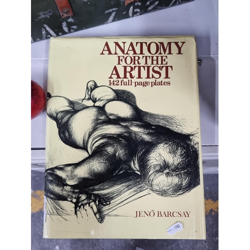 675 - A large hardback book titled 'Anatomy for the Artist' by Jeno Barcsay. Featuring 142 full-page plate... 