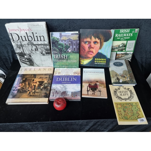 786 - A fascinating collection of vintage Irish historical books. With Dublin Interest.