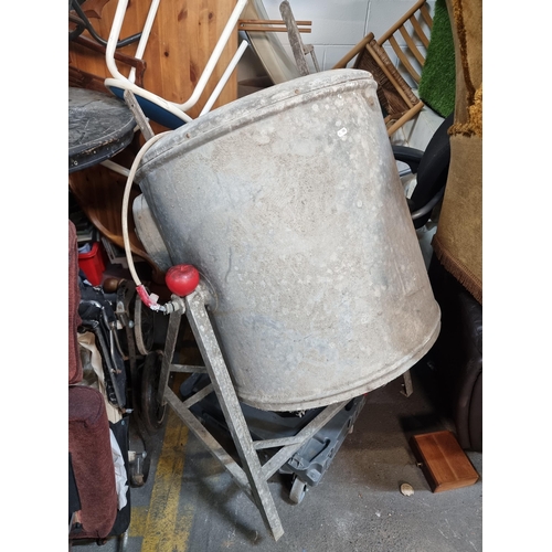 807 - A large industrial Miele food steamer with electric heating. Possibly used on farms for feed prepara... 