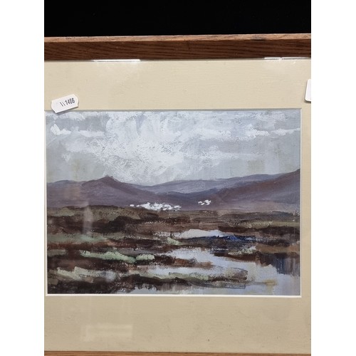 139 - Star Lot : An original Palm Skerrett (Dublin, b.1936 - d.2020) oil on board painting featuring a tra... 