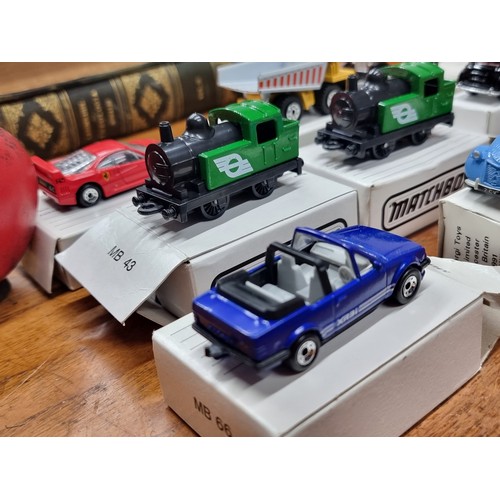 725 - A collection of 9 vintage Corgi model vehicles including Matchbox examples: Rolls-Royce Silver Spiri... 