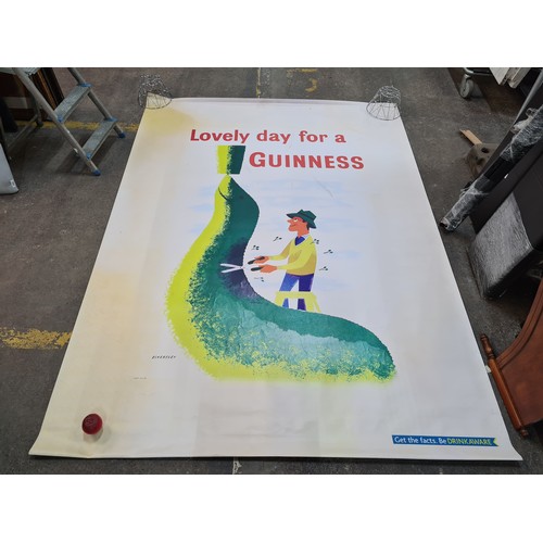 846 - A Super large Guinness Poster for a pub. With an iconic scene from the countries favourite brand. Im... 