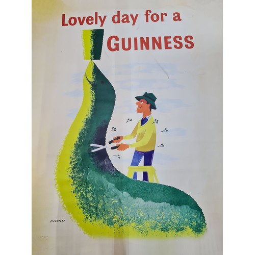 846 - A Super large Guinness Poster for a pub. With an iconic scene from the countries favourite brand. Im... 