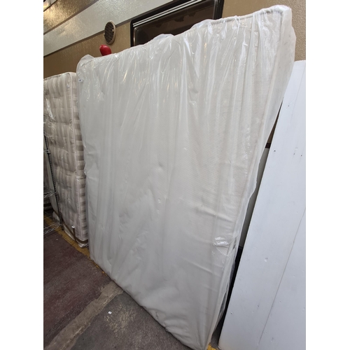 410 - Star Lot : A new double mattress wrapped in plastic. Info Size and brand and  vendor.