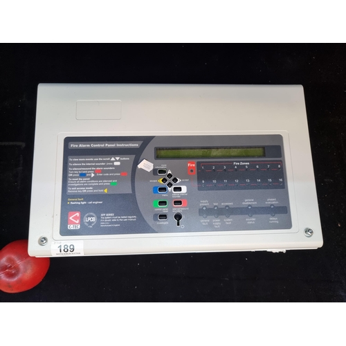 189 - A C-Tec XPF Series fire alarm control panel.