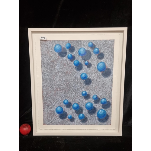 78 - Star Lot: A captivating original James Gilna (Irish, contemporary) raw pigment and casein on paper p... 