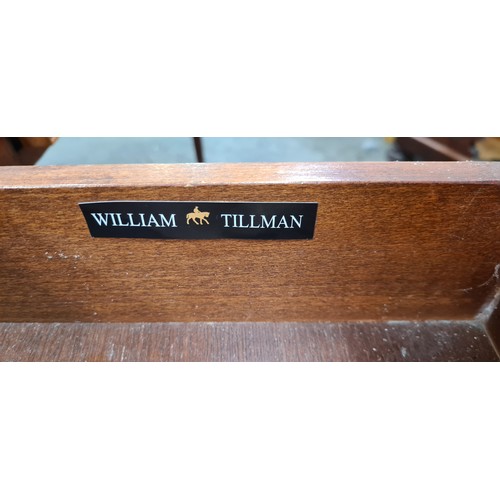 584 - Star Lot : Two very hnadsome Edwardian style console tables from William Tillman with drawers to fro... 