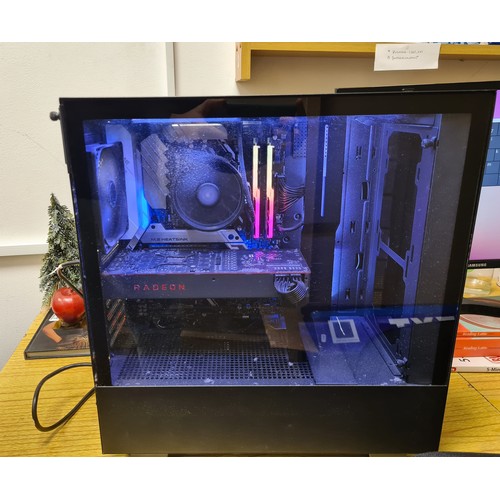 310 - Modern NZXT H510i compact ATX computer. Comes with a working GPU and hardrive that requires a full w... 