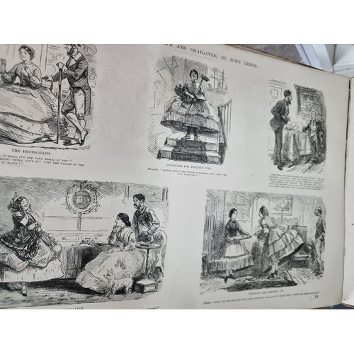 663 - A set of three plus one late 19th Century publications taken from Punch Magazine.