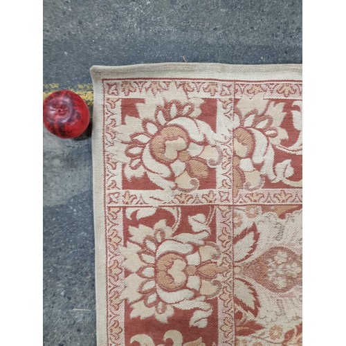 613 - A Laura Ashley Home Jefferson rug boasting autumnal colours and patterns. Looks to be a couple of st... 