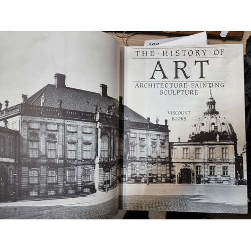 182 - A large hardback book titled 'The History of Art: Architecture, Painting, Sculpture' edited by Berna... 