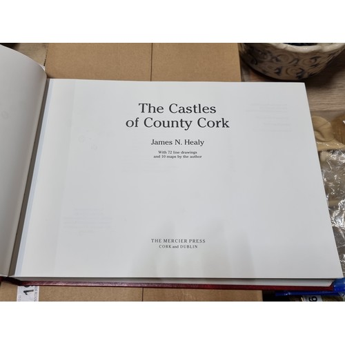 204 - Star Lot: A first edition hardback book titled 'The Castles of County Cork' by James N. Healy. With ... 