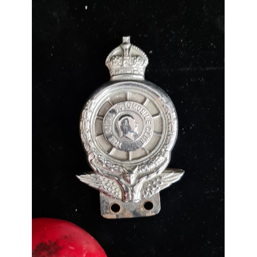 228 - A rare Edwardian Royal Automobile Club car badge.