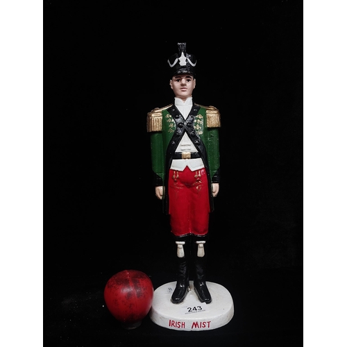 243 - A wonderful Irish Mist Liqueur advertising grenadier figure. In very good condition.