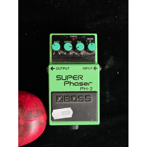 260 - A 1980's Boss electric guitar Super Phaser PH-2 pedal. RRP £200 on reverb.com