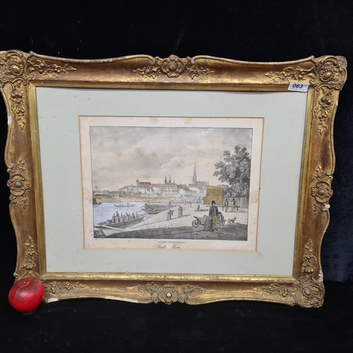 63 - An antique chromolithograph titled 