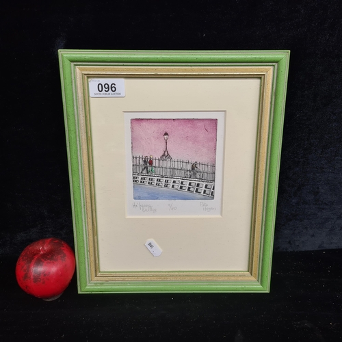 96 - A brilliant limited edition (9/40) plate etching by well known Irish Artist Pete Hogan. Titled 'Ha'P... 