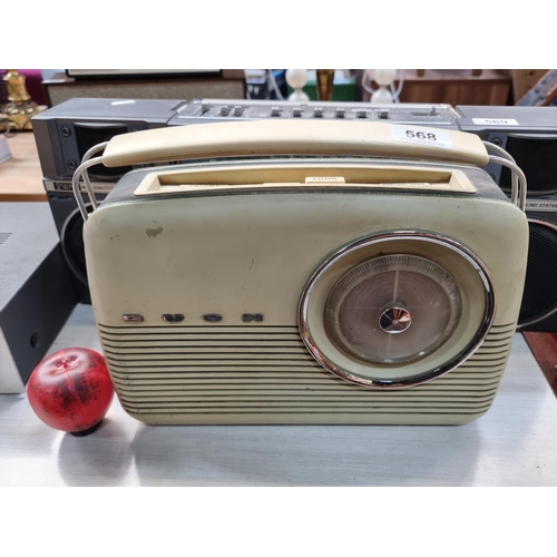 568 - A fantastic original Bush radio.