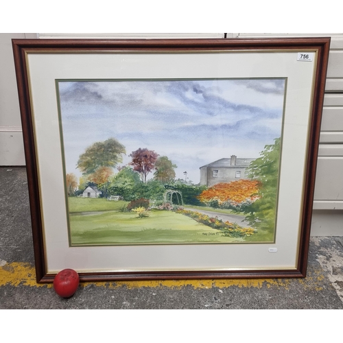 756 - Star Lot: A beautiful large original Mary Dillon (Irish, b.1963) watercolour on paper painting datin... 