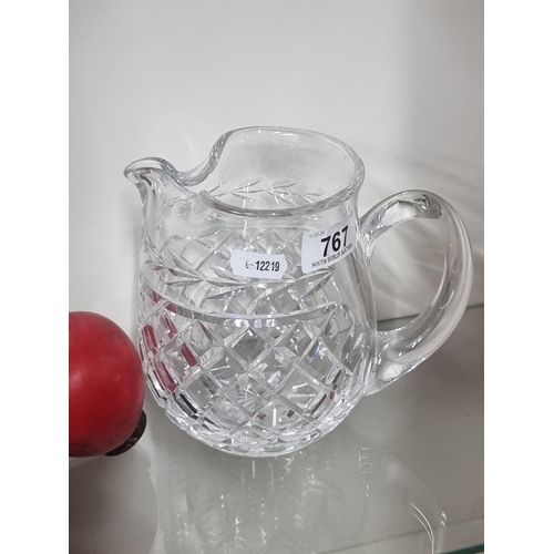 767 - A Waterford Crystal whiskey water jug in the Glandore pattern. In very good condition.