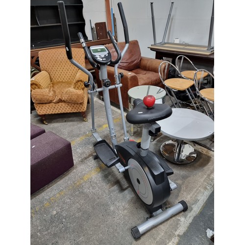 A high quality York Fitness XC530 2 in 1 Elliptical Cycle. A versatile piece of equipment that can