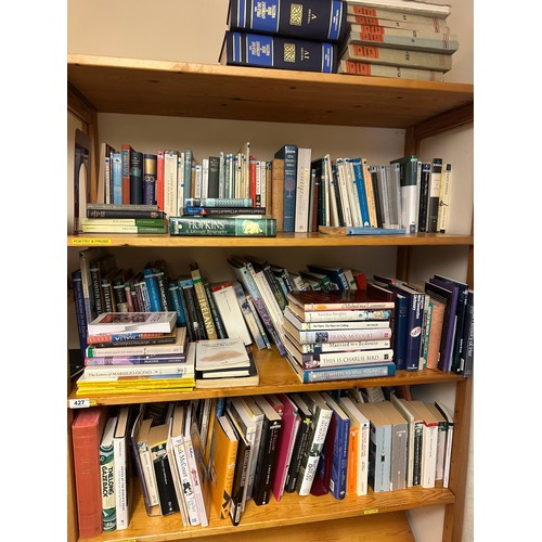 427 - Eight Shelves of books, Unchecked as pictured.

There is only two opportunities to collect from the ... 