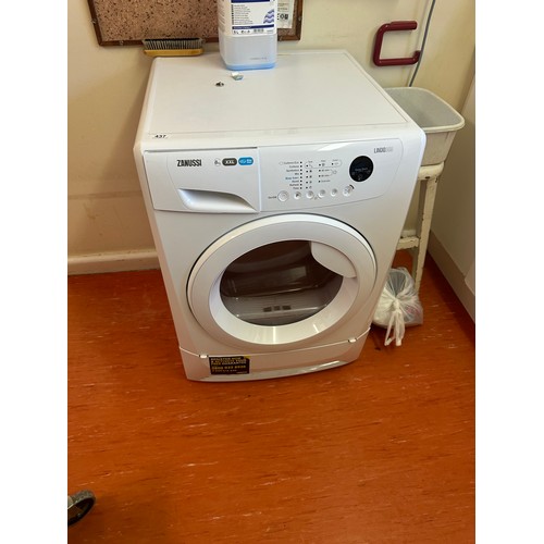 437 - Star Lot Zanussi 8KG XXL Lindo 300 Washing machine. €310 RRP
There is only two opportunities to coll... 