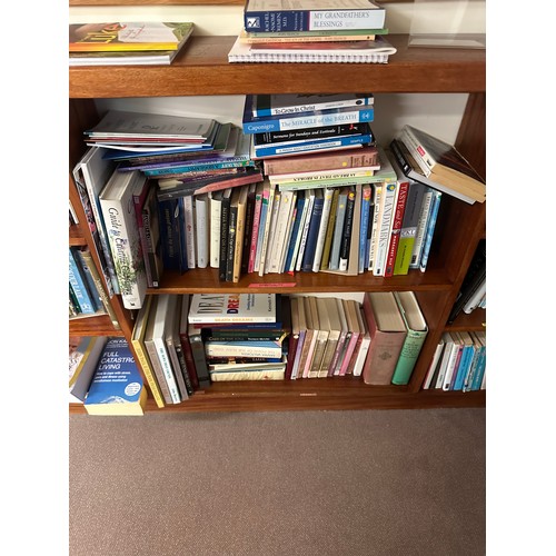 443 - Three full bookshelves,  Unchecked all the contents and if you wish the bookshelves you can have the... 